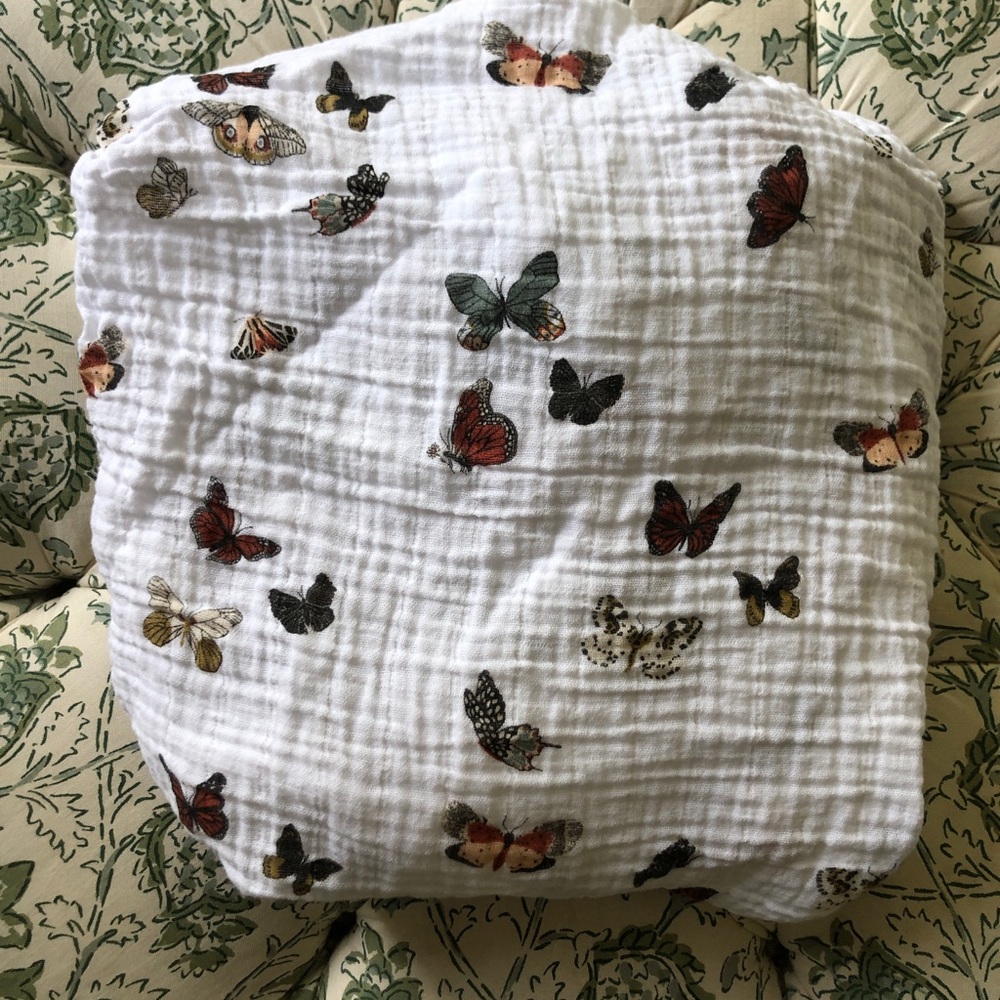 Clementine Kids Butterfly Crib Sheet